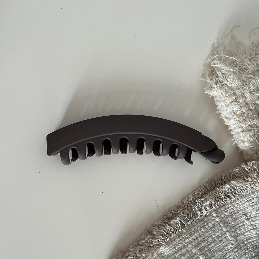 Leopard Print Non-Slip Vertical & Horizontal Banana Hair Clip for High Ponytail & Large Volume Styles