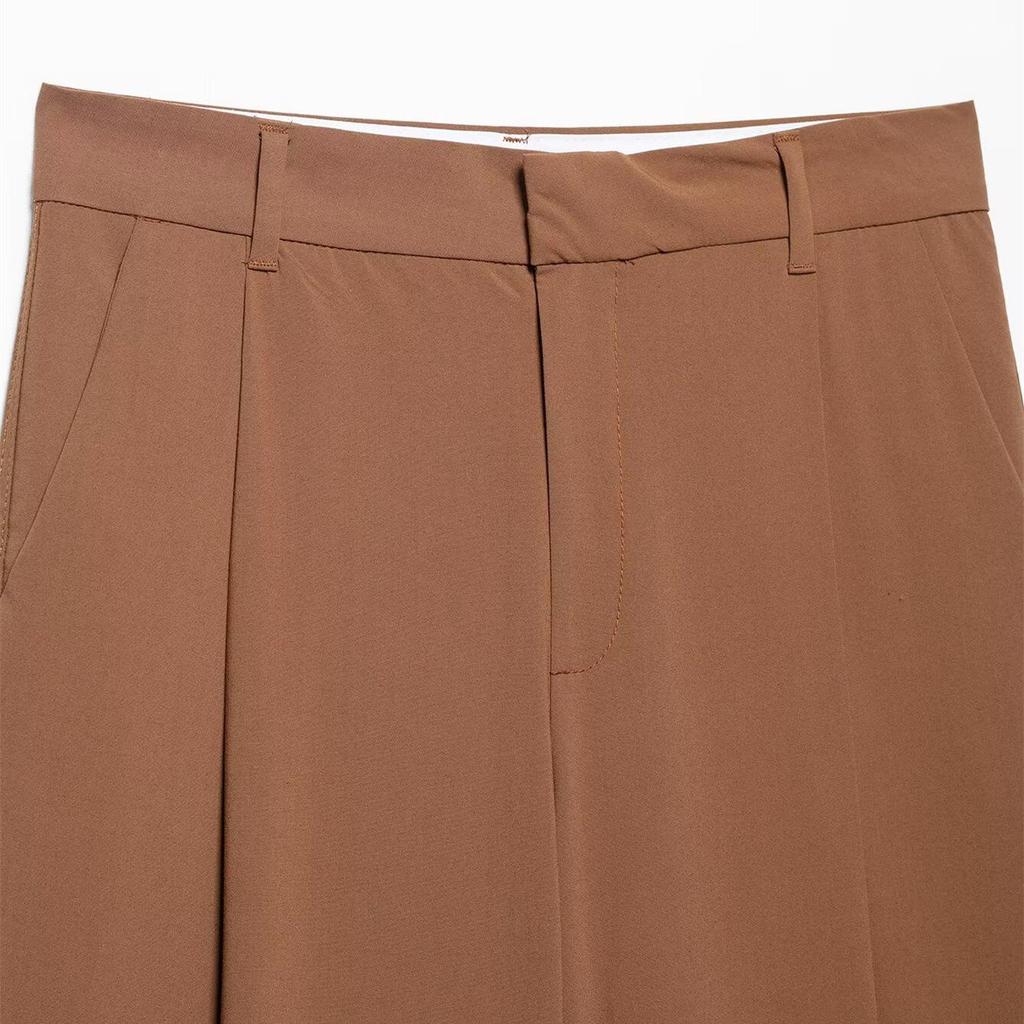 TAOP&ZA Women's Summer Commuting Suit: Belted Loose Jacket & Casual Pants 2010735