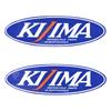 Kijima Bike Sticker Kijima Logo Small 55mm X 12mm Blue