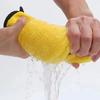 1/10PCS Super Absorbent Cleaning Towel Yellow Double Layer Microfiber Car Detailing Washing Rags Water Absorbtion Drying Cloth