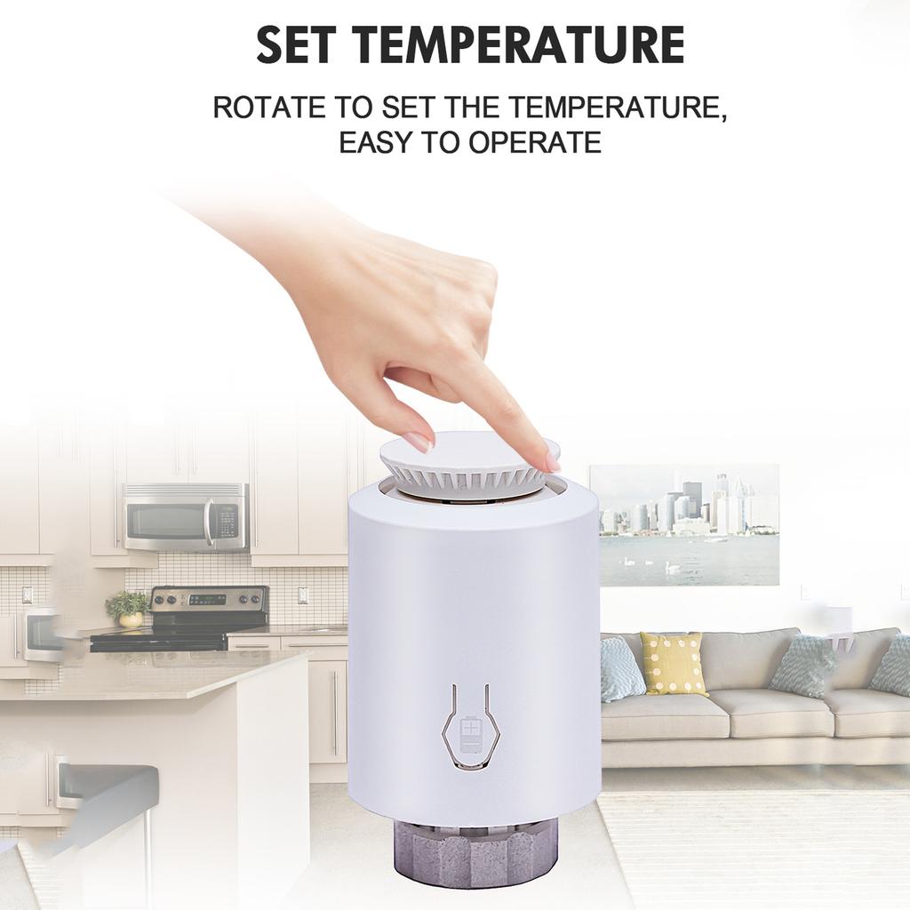 Wireless Smart Radiator Thermostat Programmable Intelligent Temperature Controller NTC Sensor