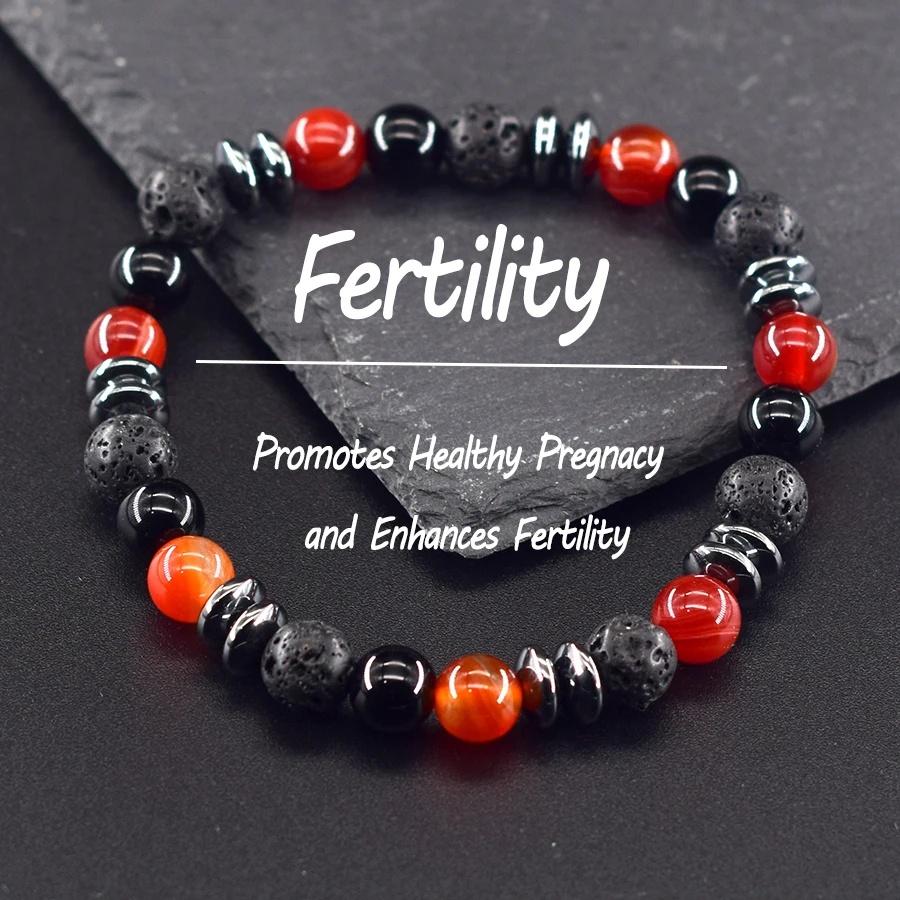 Klassisches Schwarzes Natürliches Labradorit Vulkangestein Perlen Armband Damen Herren Spiritueller Schutz und Energetische Balance Schmuck