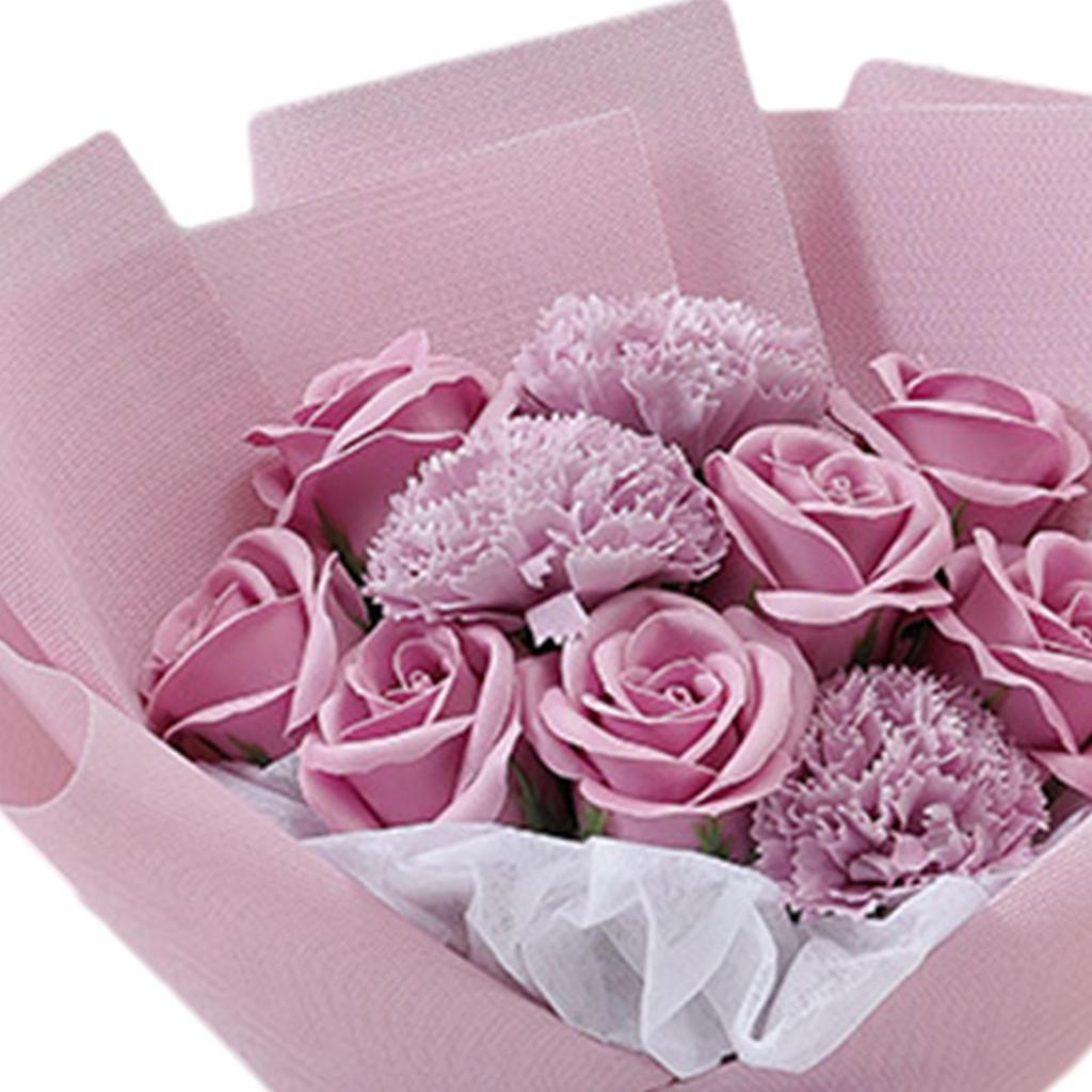 Růžové kytice Středový prvek Mýdlová květina pro Festival Den matek Zásnuby