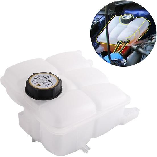603-382 Front Engine Coolant Recovery Reservoir Tank With Cap, Compatible With 2012-2018 Focus 2013-2016 Escape 2013-2018 C-Max 2014-2016 Transit