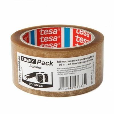 SOLVENT Packing Tape 66m:48mm, Transparent