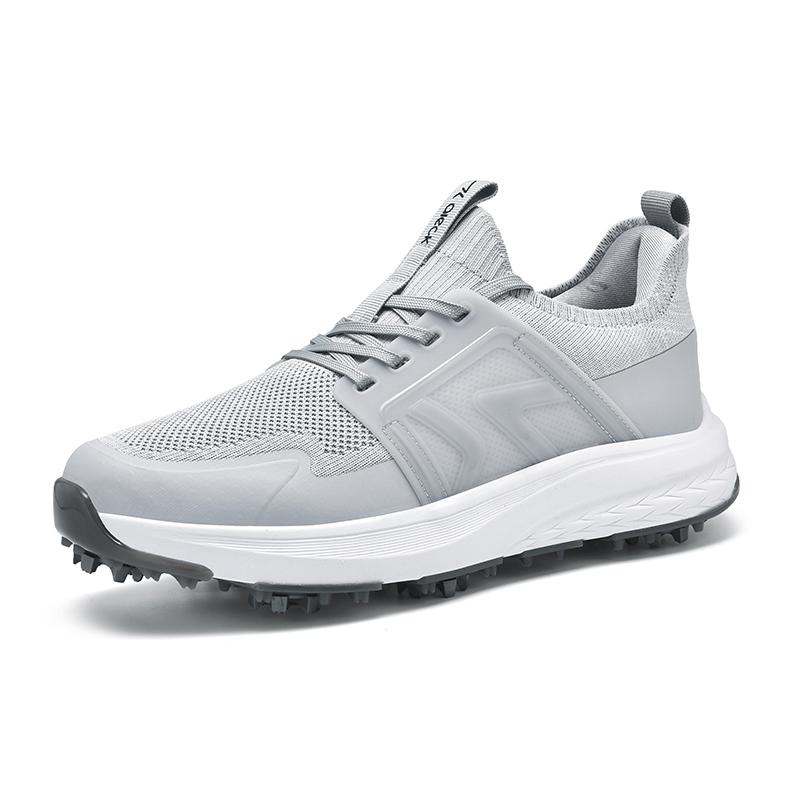 Flat Walking Golf Shoes for Men Women Outdoor Leather Sneakers Fashion Soft Man Golf Trainer Big Size