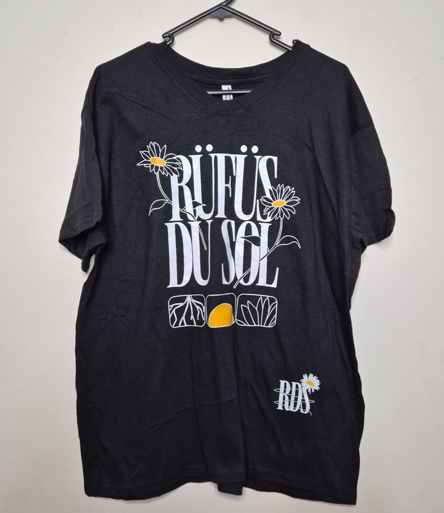 Rufus Du Sol 2025 Tour TShirt Tee Size L Australian Alternative Dance Music Unisex T-Shirt XXL