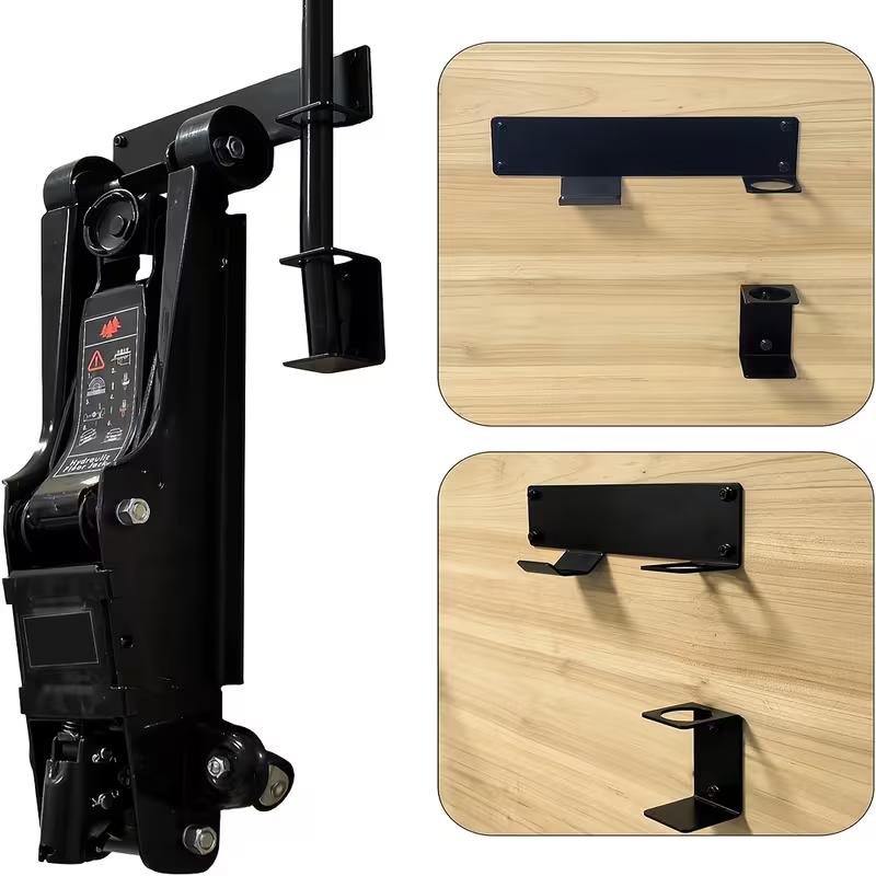 Floor Standing Jack Bracket, Wall Mounted Bracket, Garage Tool Jack Bracket Hanger, Automotive Hydraulic Trolley Jack Bracket