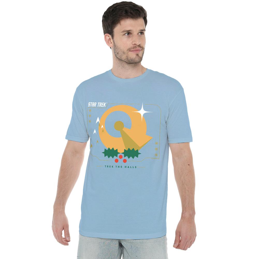 Star Trek: The Original Series Mens Trek The Halls Christmas T-Shirt