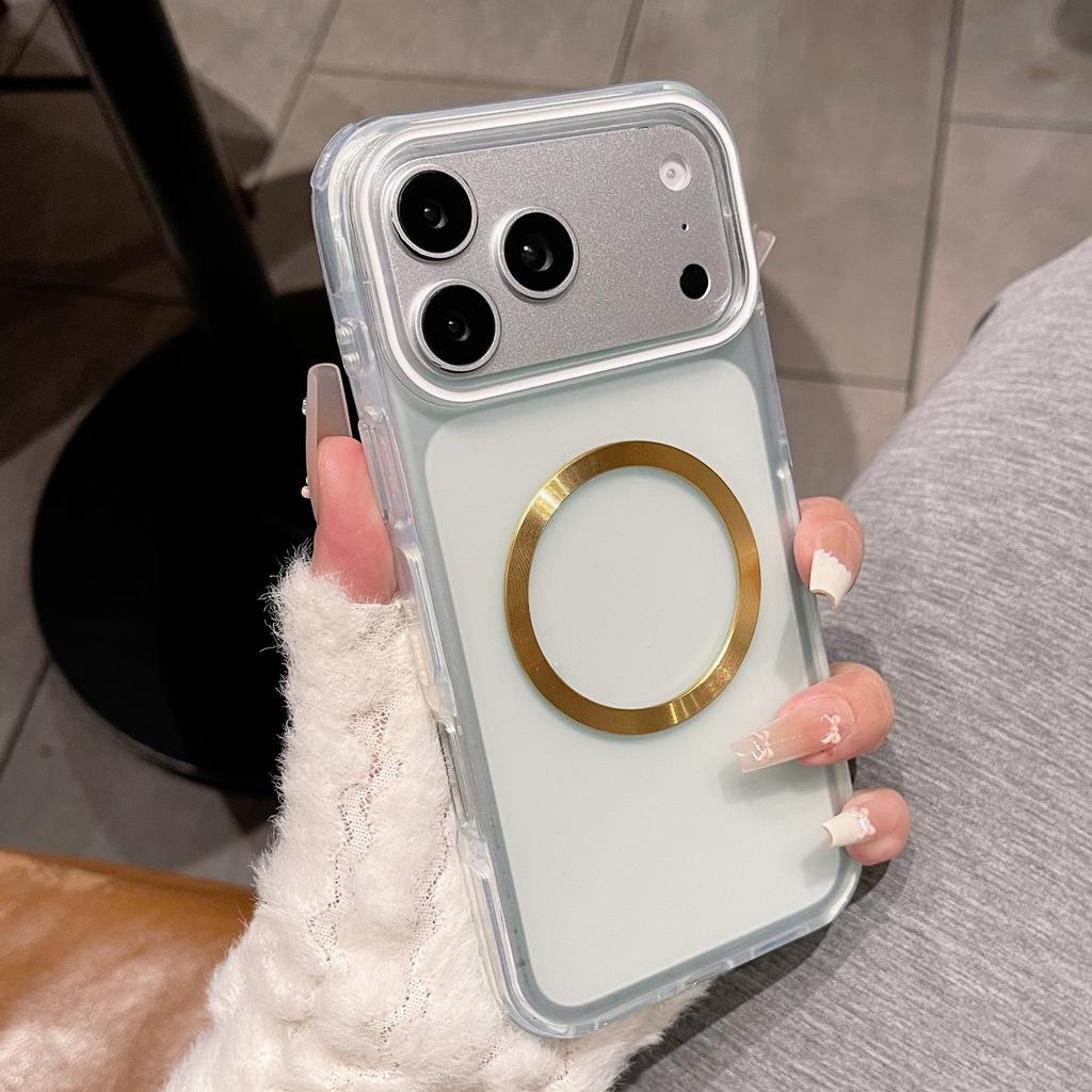 Magnetic attraction is suitable for Apple 11air mobile phone case iphone11Promax charging 11plus contrasting color wireless charging