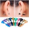 Unisex Stainless Steel Piercing Nail Screw Stud Earrings Punk Helix Ear Piercings Fashion Jewelry