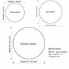 Round Cute Kitten Rug Vintage Pattern Office Mat Bedroom Desk Mat Kids Play Reading Area Carpet Non Slip Floor Cover Home