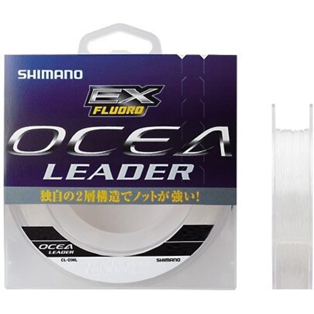 Shimano Ocea EX Флюорокарбоновый шок-лидер 50 м 22 фунта Прозрачная леска