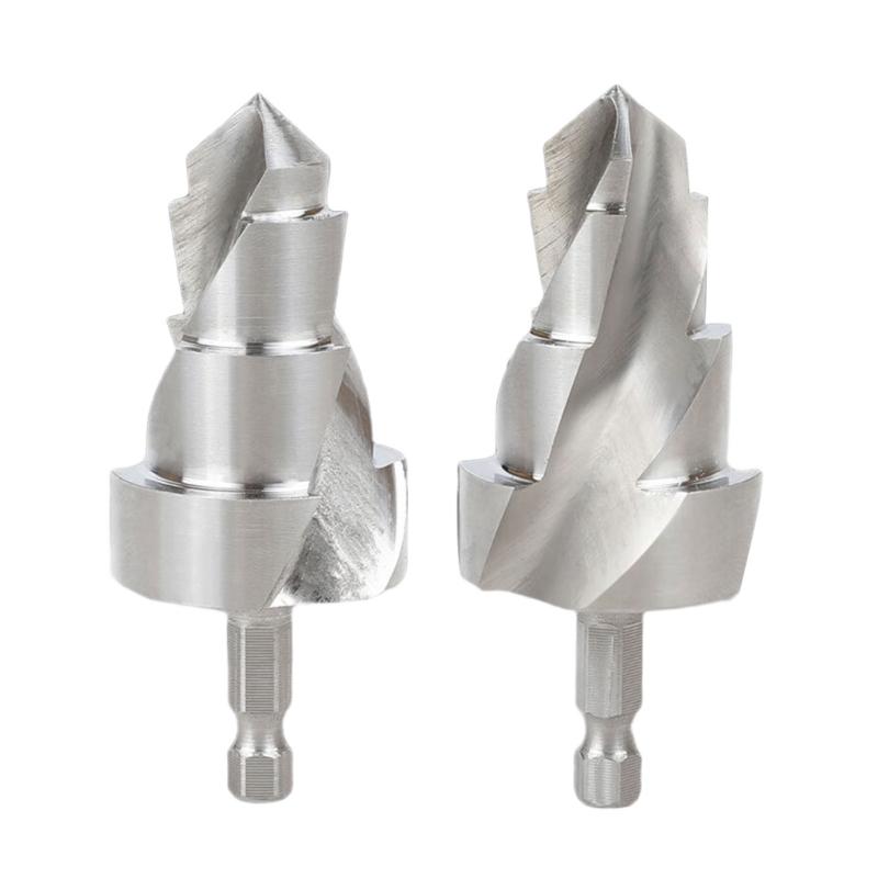 Steel Double/Triple Edged PVC Lifting Stepped Drill Bit for Precise Water Pipe Cutting Hole Expansion Hole Opener Tool