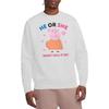 Peppa Pig Womens/Ladies He Or She Mummy Pig Sweatshirt