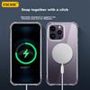 ESCASE IPhone 14 Pro Max Case with MagSafe Magnetic Charging, Ultra-Thin Airbag Shockproof Clear Protective Cover for Men And Wome