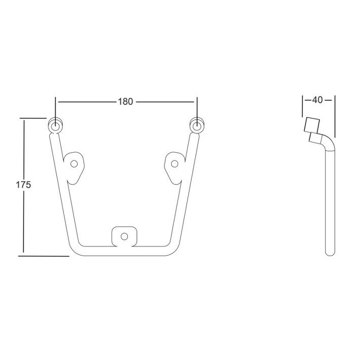 Set Écarteurs supports sacoches pour Harley Davidson Softail Fat Bob / 114 18-25 SH2
