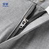 ROMON Men's Summer Linen Blend Ice Silk Casual Pants