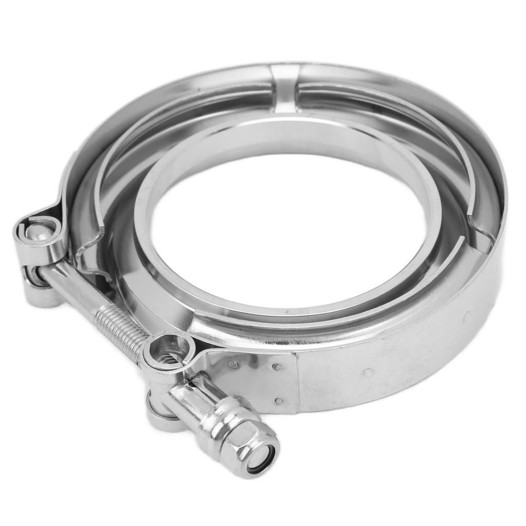 3in Downpipe V Band Clamp Flange Kit Stainless Steel Replacement for Borg Warner S200 S300 S257 S366