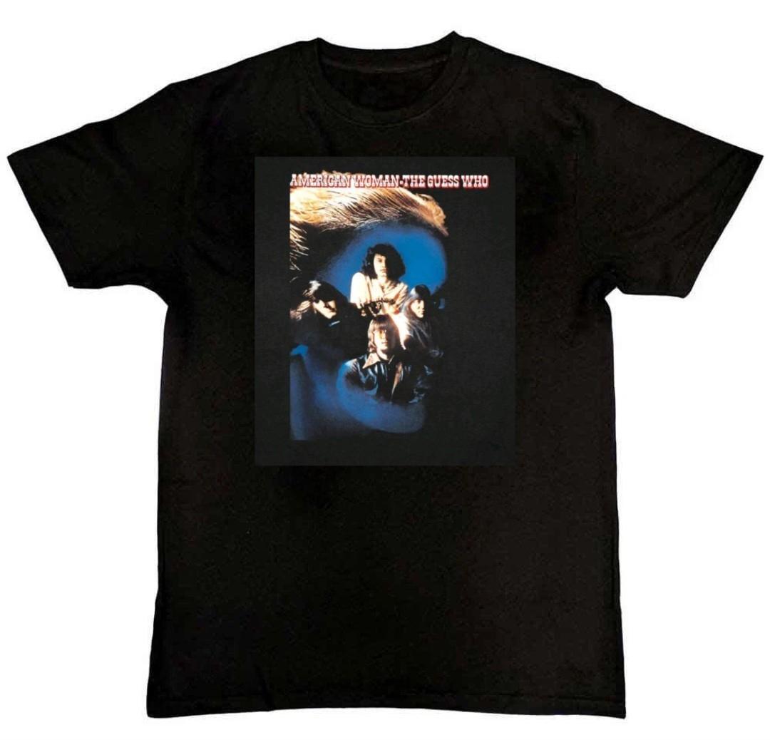 Vtg THE GUESS WHO AMERICAN WOMAN Graphic Mens T-Shirt S