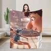 Carino Ratatouille Coperte Super Morbide Coperta Plaid Peluche per Studenti Novità Copriletto in Flanella per Soggiorno Copri Divano Letto