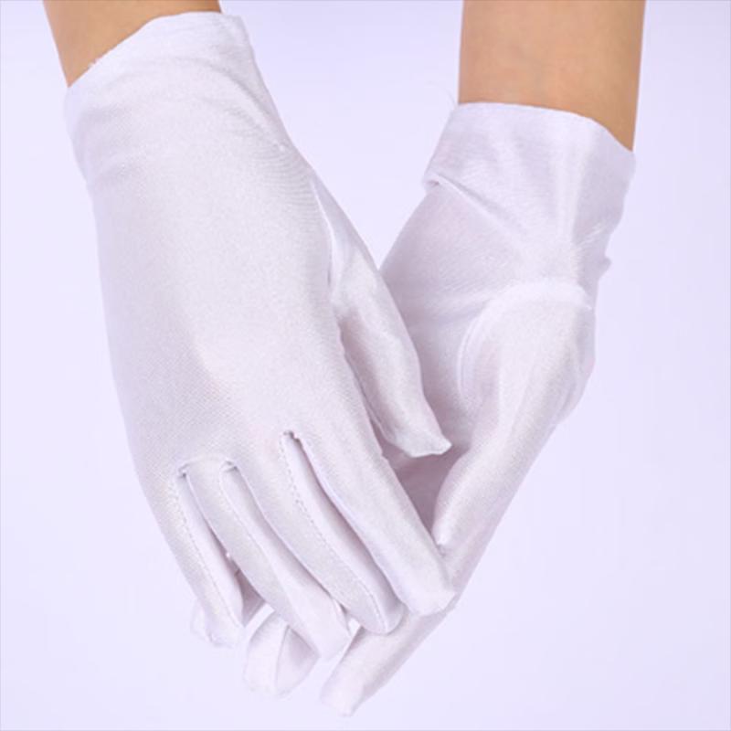 White Cotton Etiquette Gloves