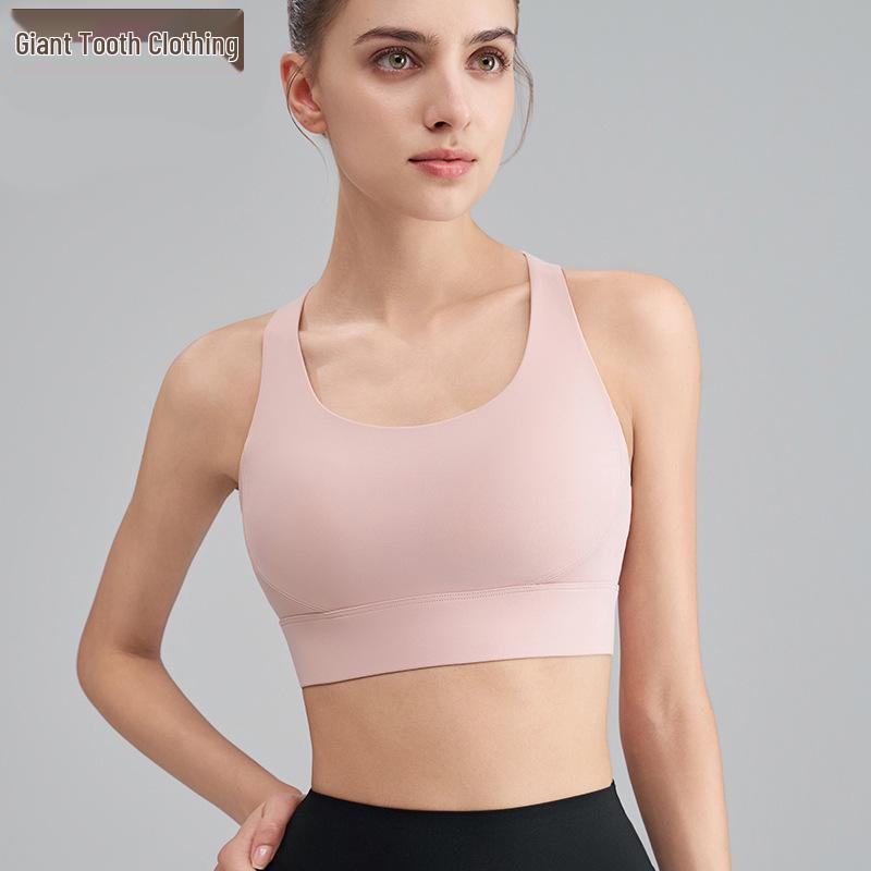 

Женский ударопрочный спортивный бюстгальтер высокой интенсивности с нагрудными вкладышами для йоги, бега и фитнес-тренировок Large