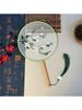 Embroidered Round Fan, Traditional Fan, Fan Dance, Classical Dance, Double-Sided Embroidery, Special Business Gift