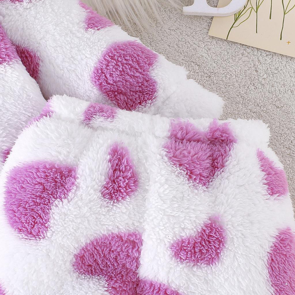 Printed Bear Furry Boys' Popular Hooded Two-Piece Set