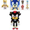 Peluche Lussuoso 30 Cm Sonic The Hedgehog Shadow Giocattolo Ideale Per Giovani Fan Di Sonic E Collezionisti