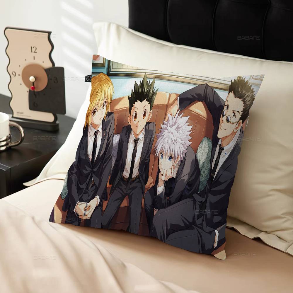 Anime Hisoka Hunter X Hunters Pillow Cover Sofa Cushion Cover Home Room Decoration Children Gift