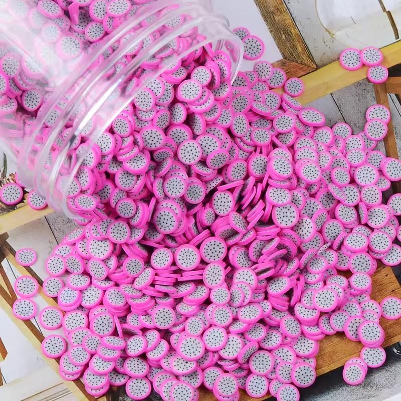 Craft Factory Sale 5mm Resin Polymer Clay Fruit Slices DIY Accessories for Nail Art Decoration Use As Souvenir Style Artificial