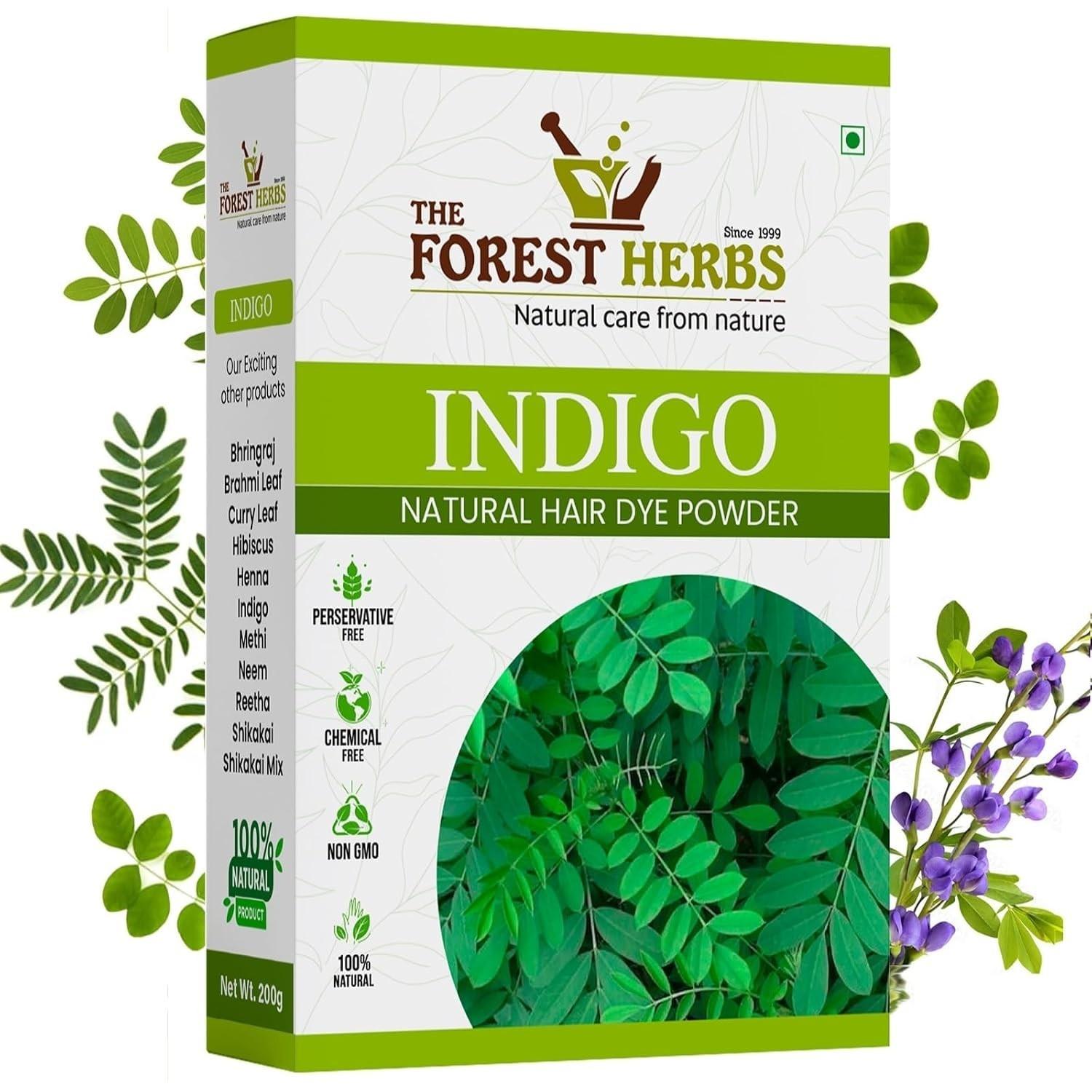 @ The Forest Herbs Natural Care From Nature Indigo Leaves Powder 200g UKZQ12 50%off