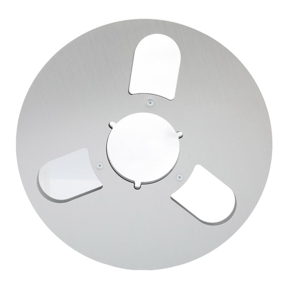 Professional 1/4 10.5 Inch Empty Reel 3 Hole Aluminum Alloy Takeup Reel Opening Machine Parts Reel Reel To Reel Tape Recorder