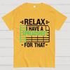 Relax I Have a Spreadsheet For That Cotton Summer Casual Cool Loose T-Shirt