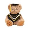 20CM Cute Doctor Bear Plush Toy Soft Graduate Plush Dolls Creative Graduation Bear  Graduate Gift