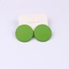 Pinkdudu Candy Color Round Acrylic Stud Earrings Color Sprayed Earrings Cute Simple Casual Earrings PD2232