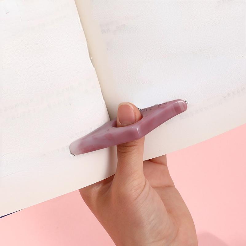 1Pc Thumb Book Support Book Page Holder School Supplies Reading Aids Mark Page Book Accessories