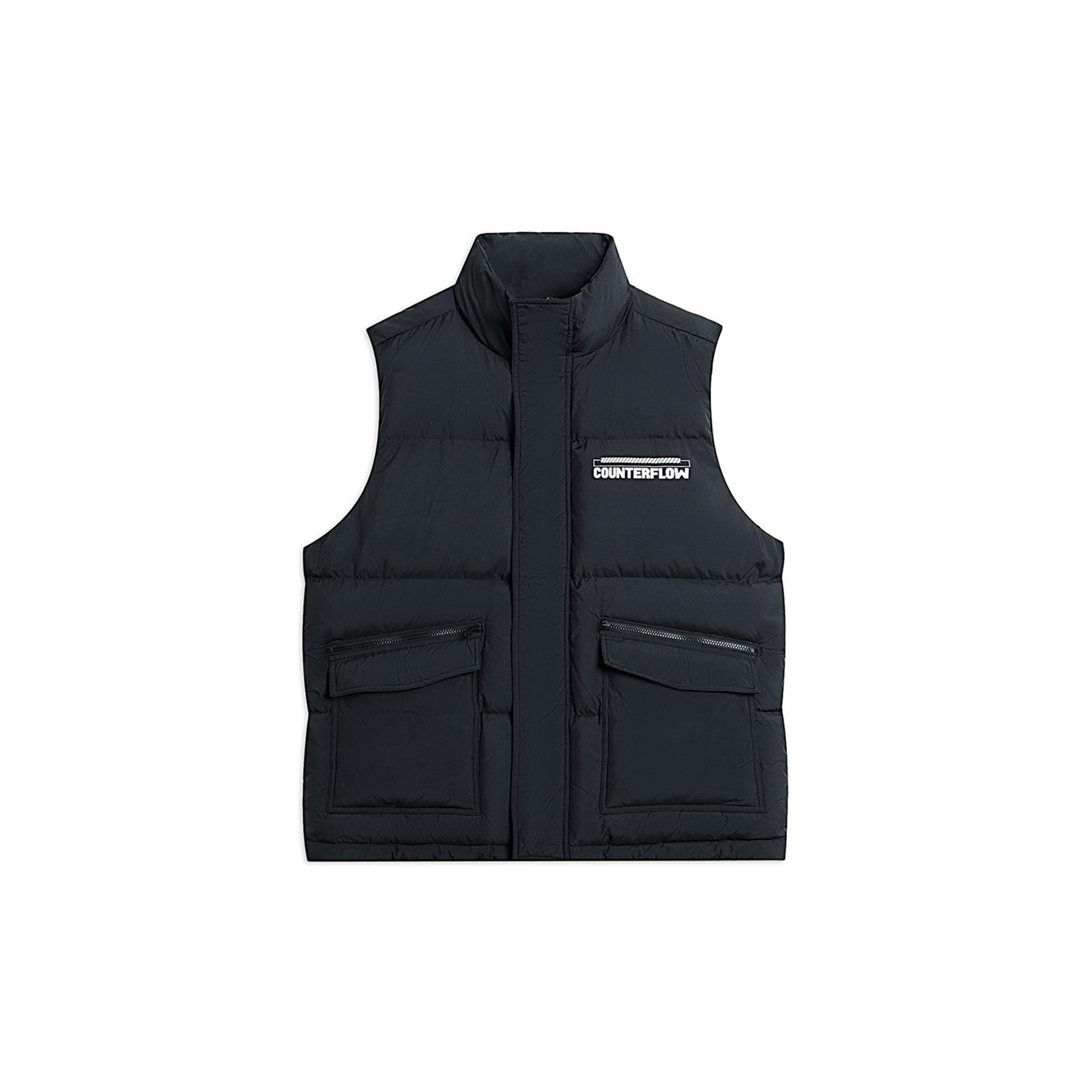 Li-Ning CF Logo Down Vest Black Men s AMRS095-1 XL