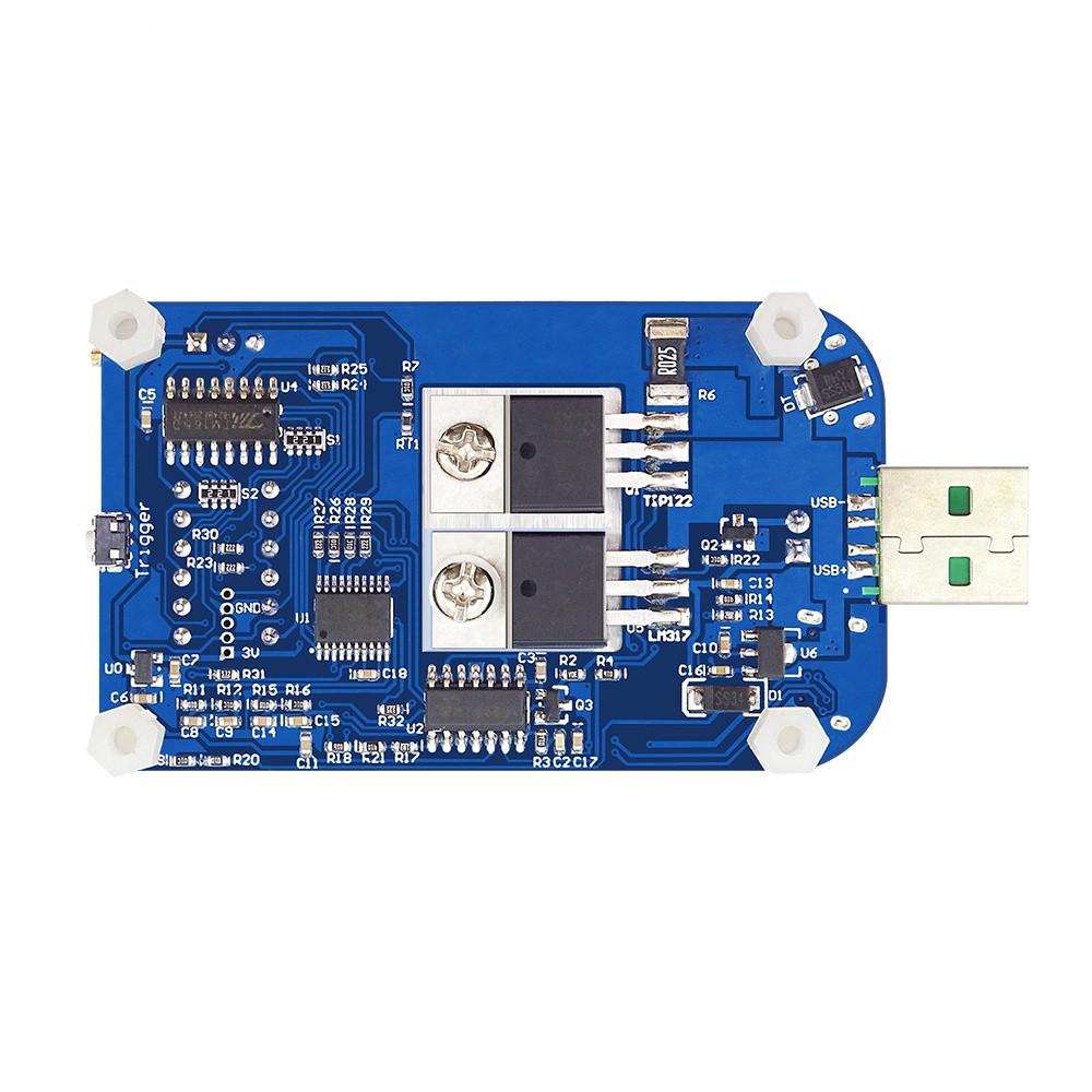 HD35 HD25 Trigger Electronic Load Resistor USB Discharge Battery Tester 35W for QC2.0/3.0 Trigger Adjustable Voltage Current