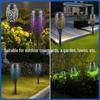 Cross-Border Solar Torch: 12 LED Flame Light, Outdoor Waterproof Decorative Ground Stake Light