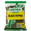 Khetika Naturale Black Pepper 100 Grams | Whole Kaali Mirch | Preservatives Free | Hygienically Packed