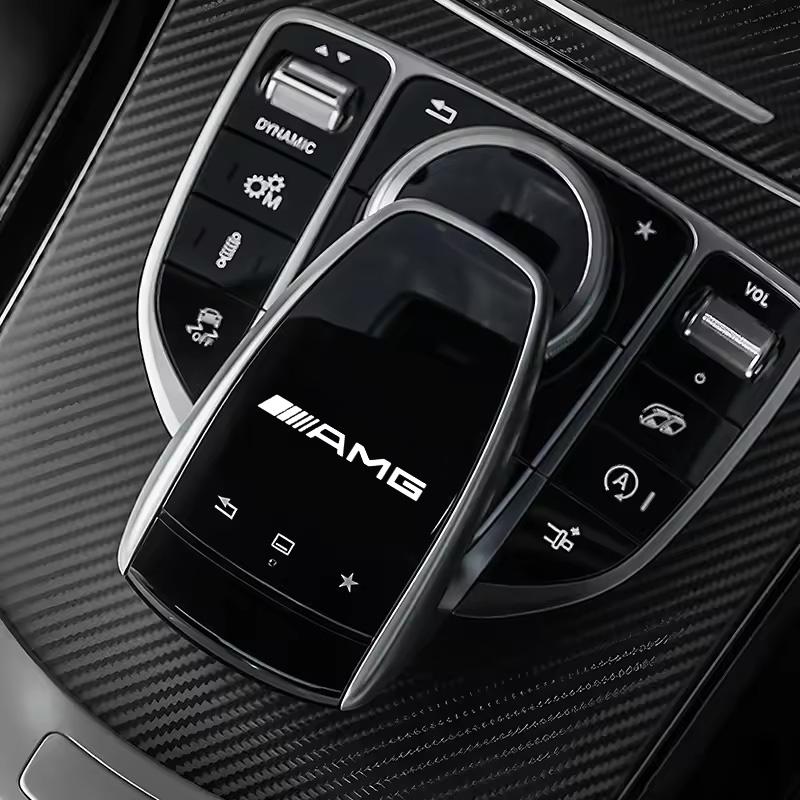 5/10pcs Car Interior Decoration Stickers Pasted Waterproof Decor For Mercedes Benz AMG A C E Class W201 W210 W108 W204 W205 W203