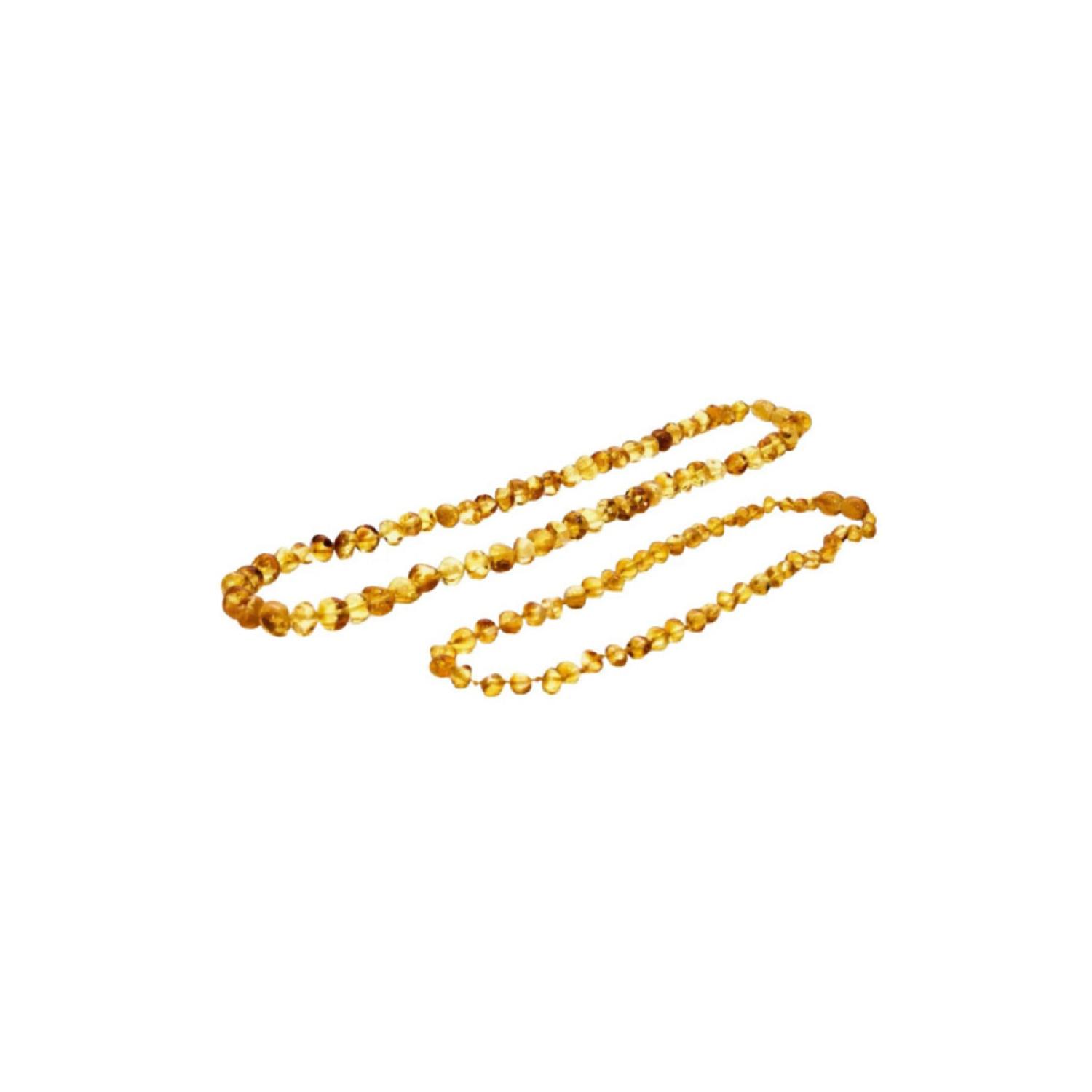 

Honey Color Mother Baby Amber Necklace Set