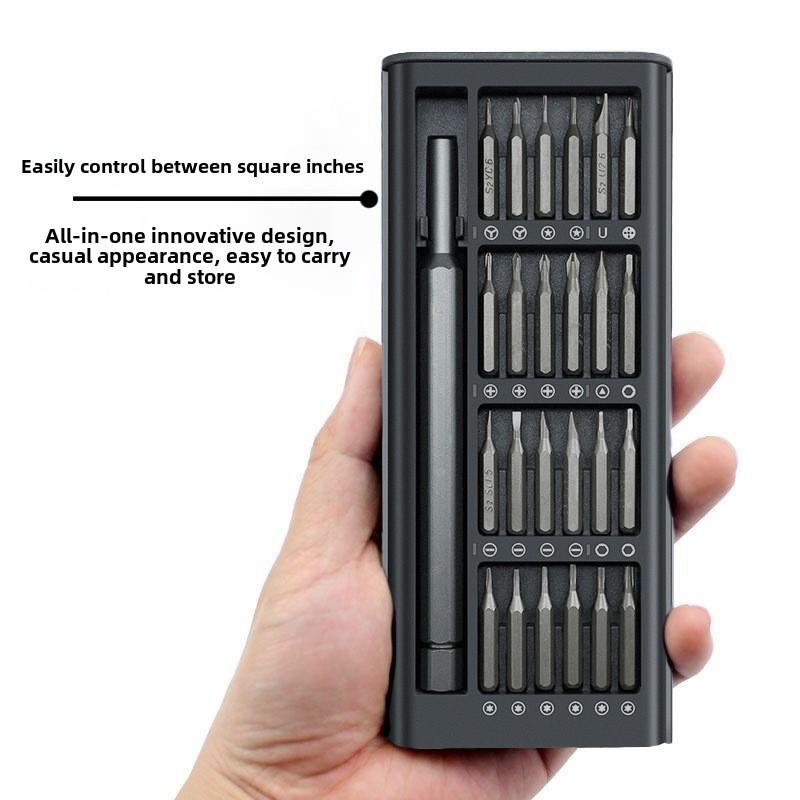 Multi-Purpose 25-in-1 Screwdriver Kit Magnetic Precision Bits, Durable Tool for iPhone PC Camera Glasses Small Electronic Repair