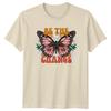 Be The Change Butterfly Floral Nature Graphic TShirt Retro Design