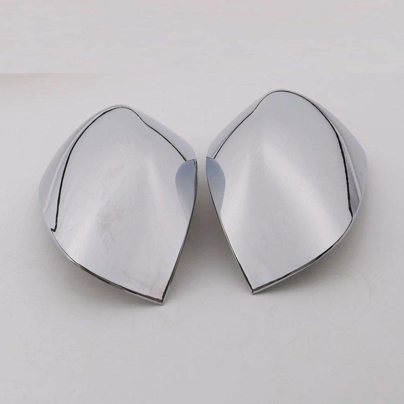 For Jeep Compass 2017 2018   ABS Chromed Side Door Rearview Mirror Cover Trims Back Up Mirror Accessories Car Styling