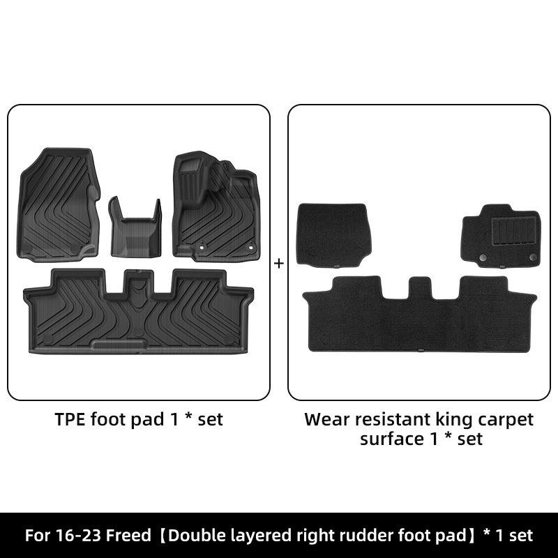 Honda FREED 2016-2024 RHD All-TPE Vehicle-Specific Floor Mats