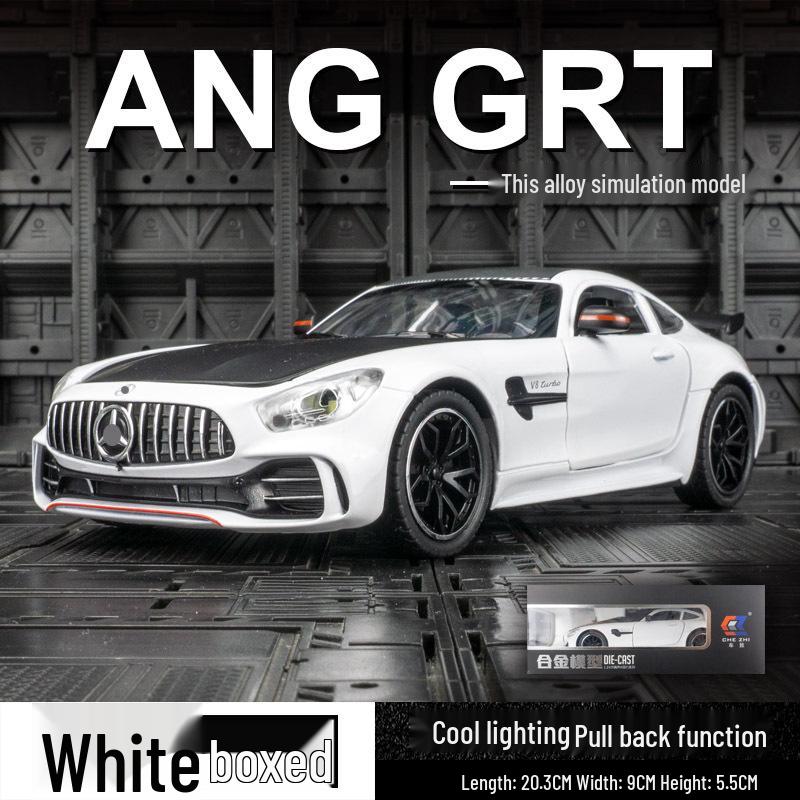 

Cezhi CZ24072 Сплавная игрушечная модель автомобиля Mercedes-Benz GT со звуком и светом белый