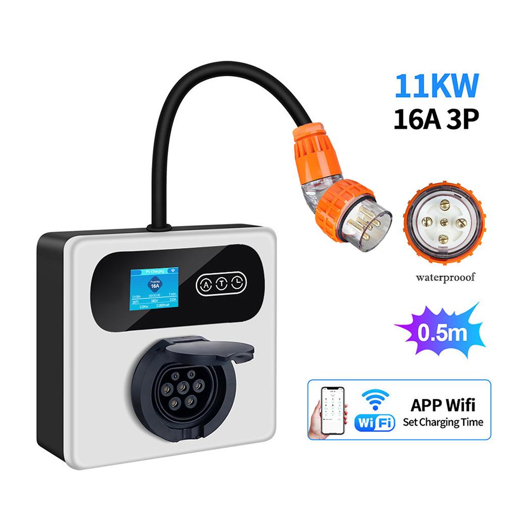 Protable 11/22KW EV Charger Mobile With AU 3Phase 5PIN CEE Plug Type 2 Socket Ev Charger
